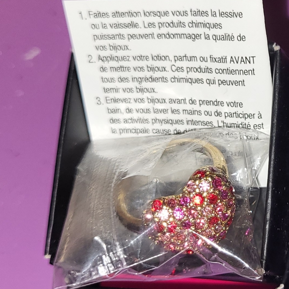Heart shaped ring